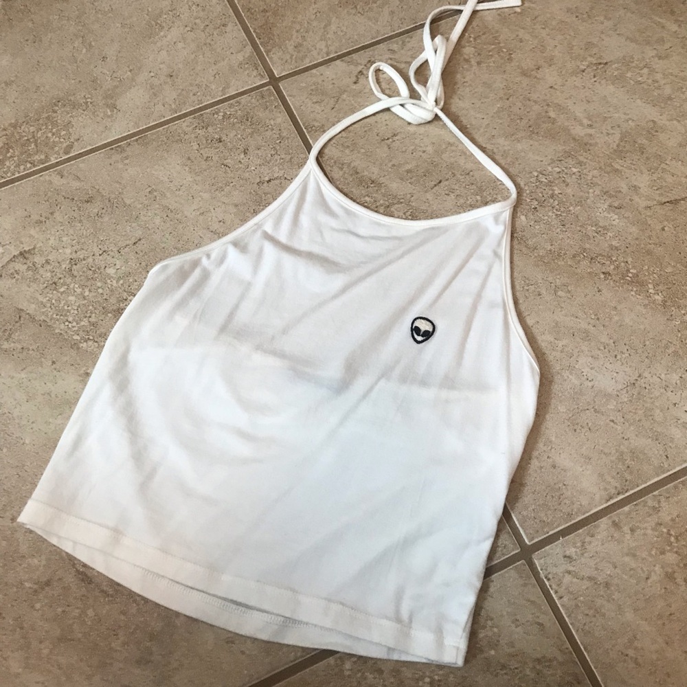 Brandy Melville alien halter top